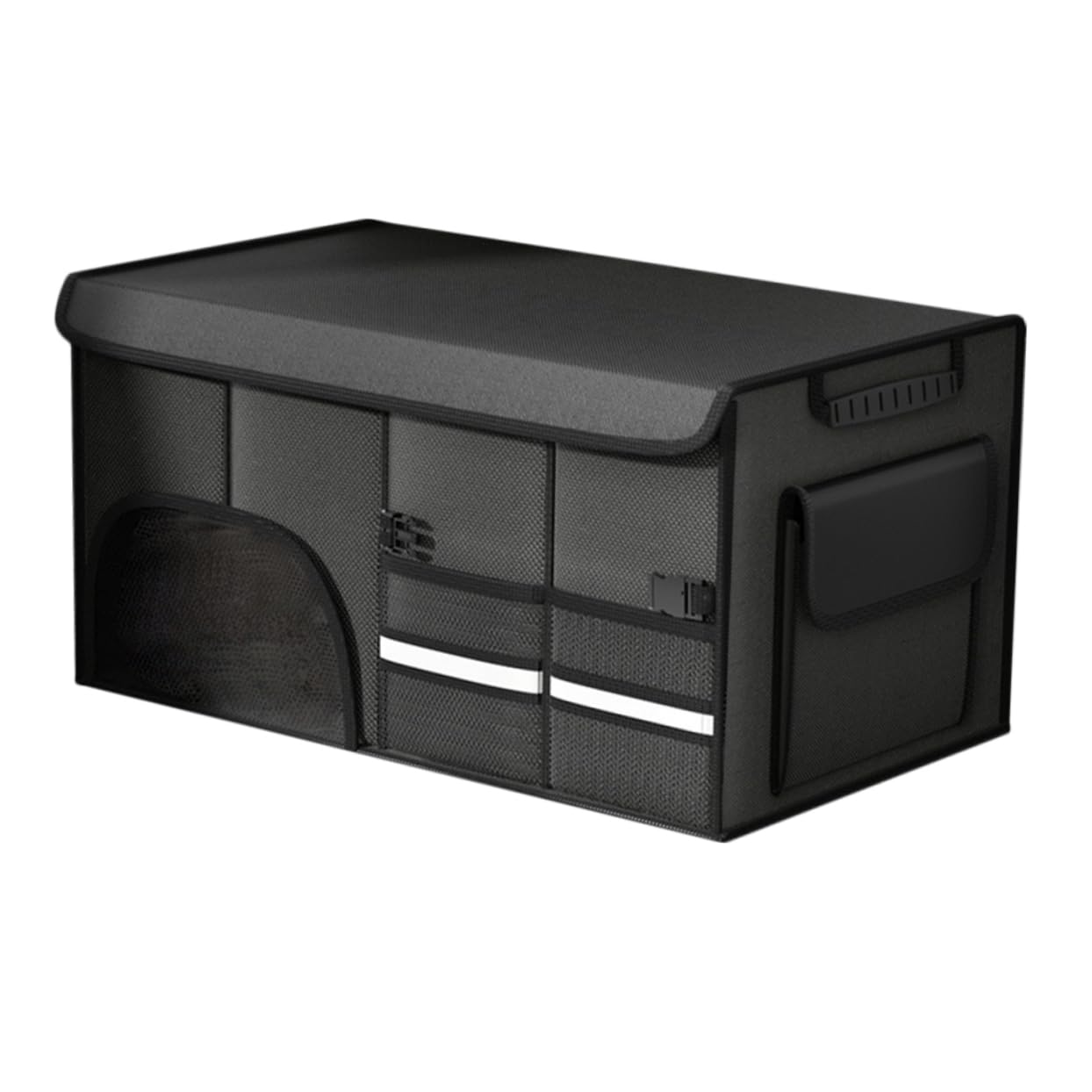 Cabilock Organizador de Maletero con Gran Capacidad de Tela Oxford Plegable Negro Diseño Elegante y Resistente para Coche Adecuado para Camping y Organización Hogar