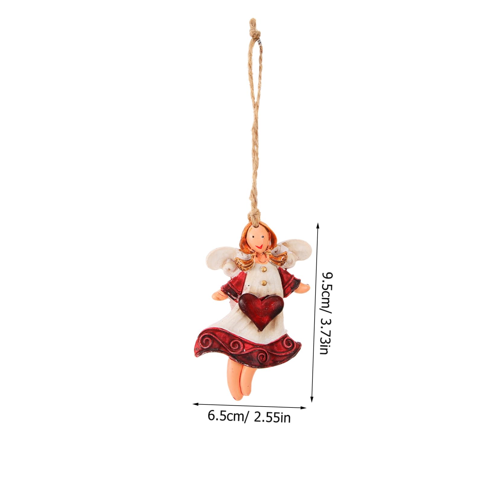 Amosfun 5 Juegos Colgante Ángel De Navidad Christmas Tree Decorations Navideños Christmas Decor Colgantes del Árbol De Navidad Colgante De Ángel Resina 4 Uds * 5