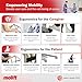 Molift Transfer Pro – Manual Sit to Stand Lift for Elderly and Disabled – Patient Lift with 440 lbs Capacity – Seated Transfer Assist Ideal for Rehabilitation, Hospitals, Nursing Homes & Home Care