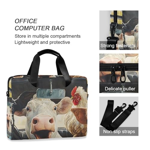 Maletín para laptop con diseño de animales, 13-15.6 pulgadas miniatura 5