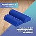 Bean Products High-Density EVA Foam Rollers | Deep Tissue Massager | Myofascial Release Textured Bumps | 18” Half Roller | Made in The USA