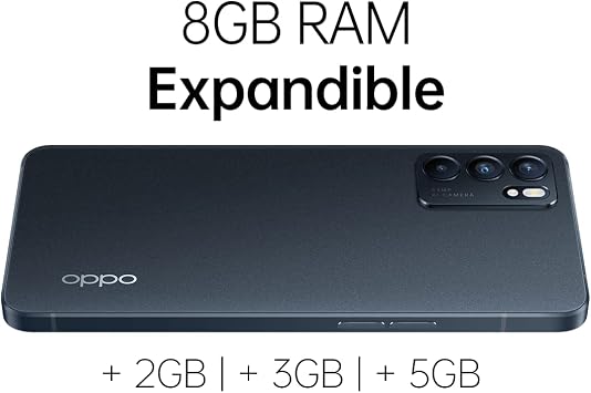OPPO Reno6 5G Dual 128GB 8GB RAM Stellar Black