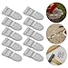 Didiseaon 10pcs Steel Handle Wedges Heavy Duty Small Wedges for Hatchet Handle Reinforcement Industrial Hand Tool Accessories and Tool Replacement