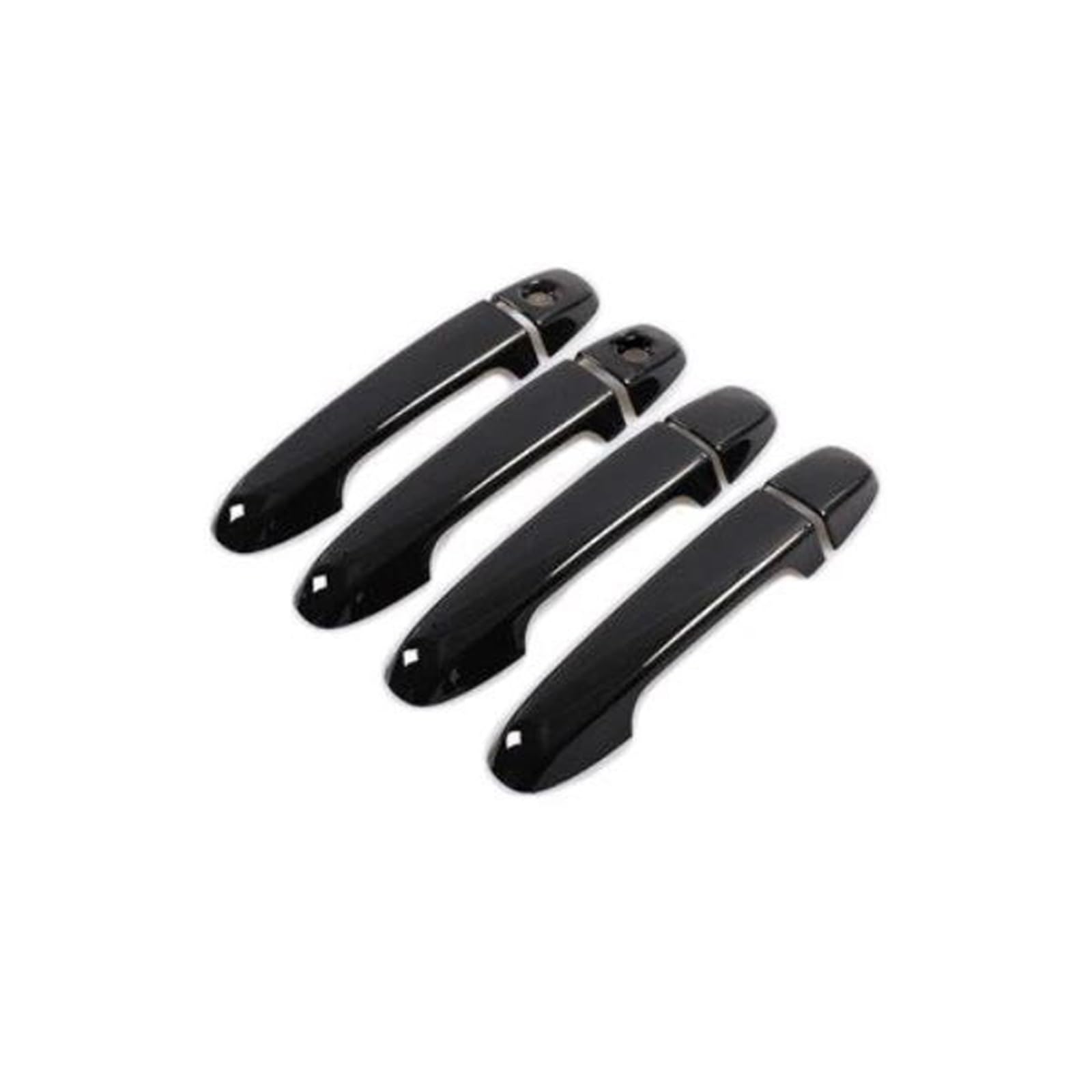 ZAPORA for Prius C for Aqua NHP10 2012~2019 Car Door Handle Stickers Cover Car Exterior Auto Accessories(2 Keyhole)