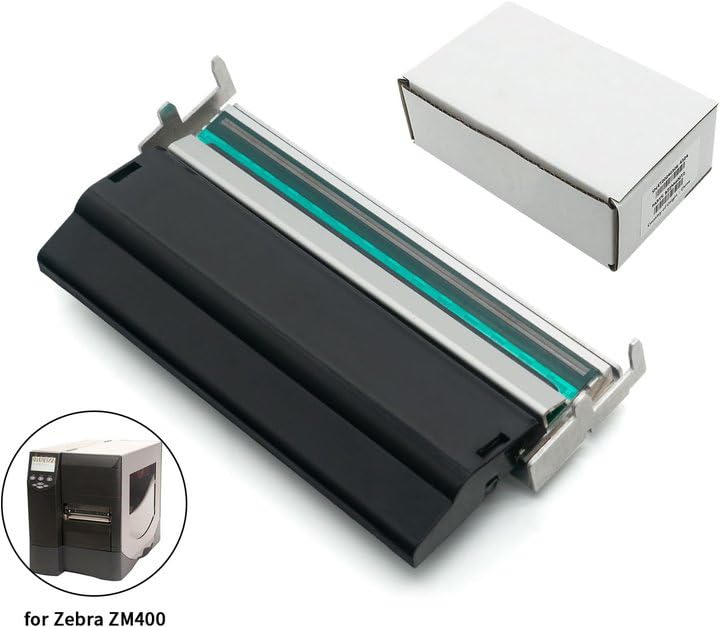 Printhead/Print Head for Zebra ZM400 203dpi Thermal Label Barcode Printer,Printer Head Accessories Support Label Maker, Printing,(P/N:79800M)
