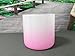 Colored Clear F Note Heart Chakra Quartz Crystal Singing Bowl 7 inch