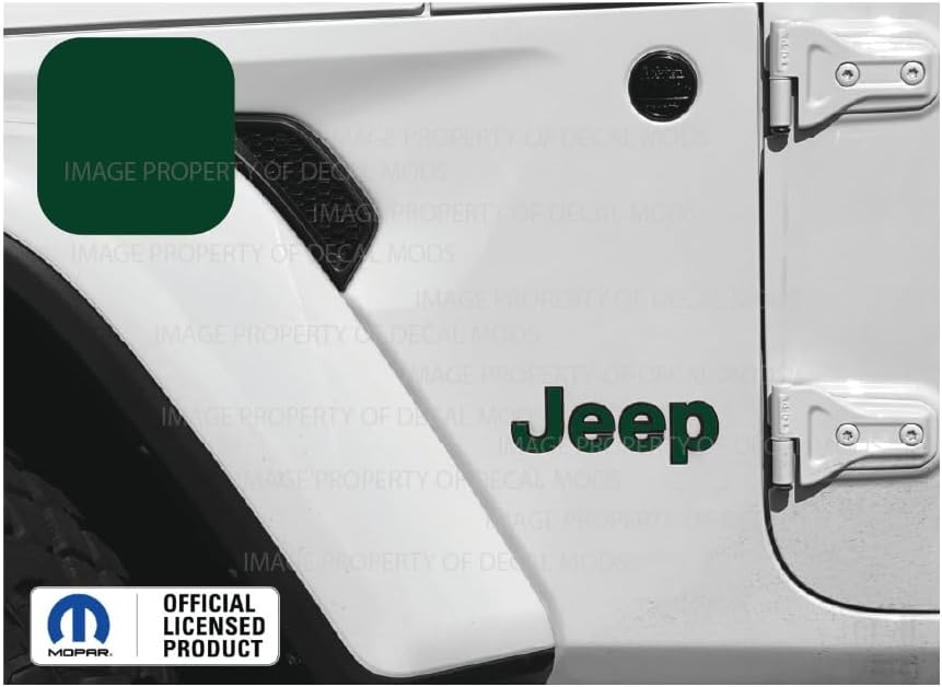 Decal Mods Fender Jeep Fender Flat Overlay Decal Graphic fits Jeep Wrangler JL/JT (2018-2024) (Set of 2) Baby Pink CSOFTPINK | SJ8Z3