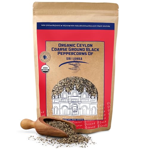 Gourmanity Select Organic Coarse Ground Black Pepper cover
