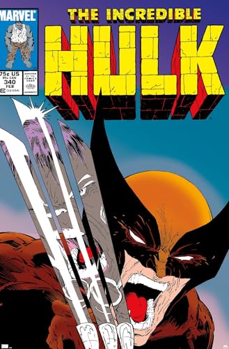 Marvel Comics X-Men - Wolverine Incredible Hulk #340 Wall Poster, 22.4L" x 14.7W", Premium Unframed Version