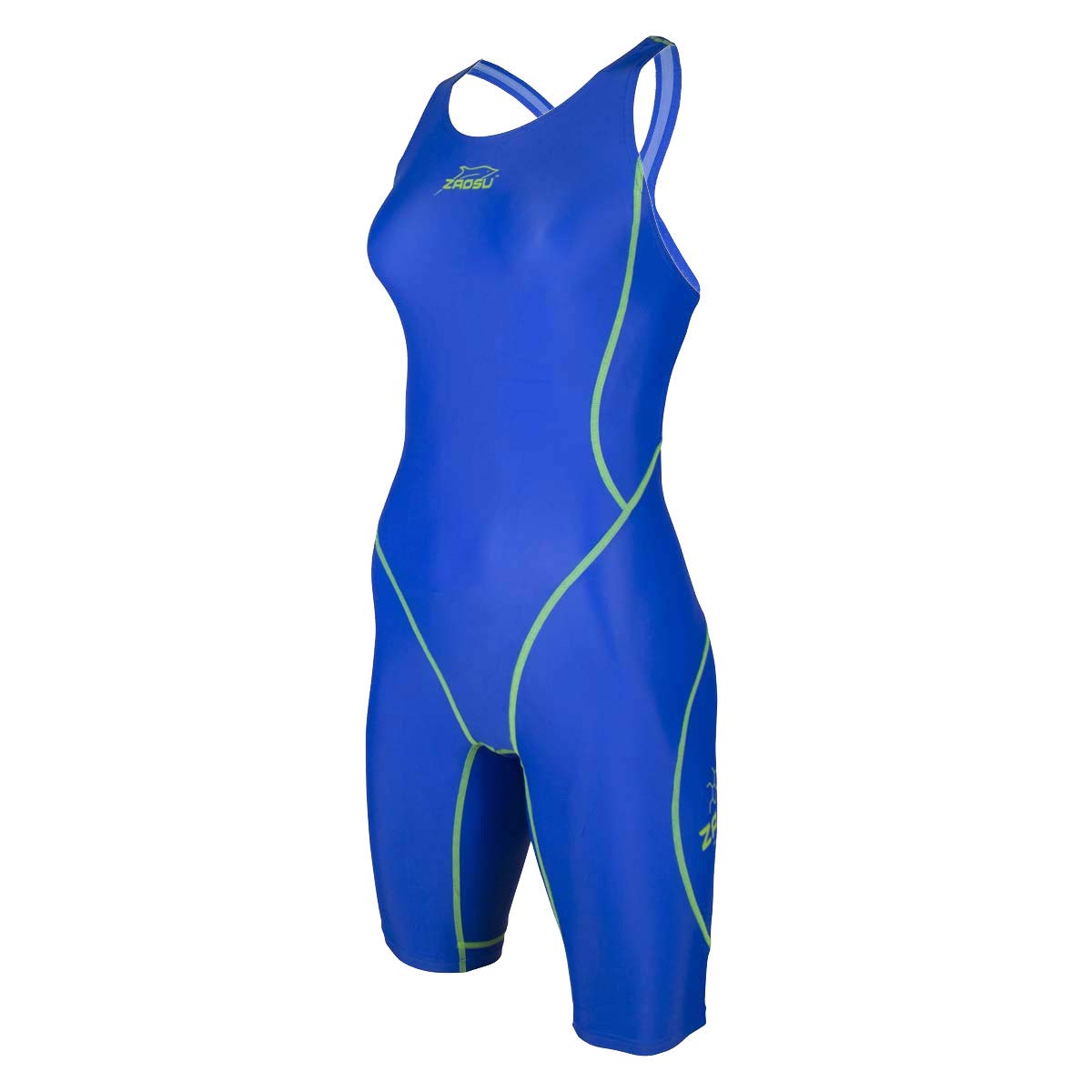 ZAOSU Wettkampf-Schwimmanzug Z-Blue für Mädchen und Damen in blau