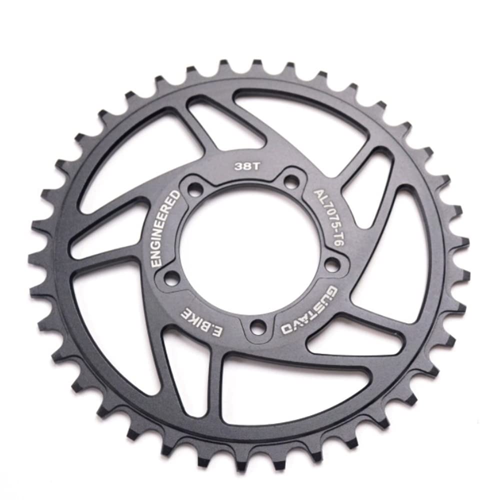 Ruota a catena 36T/38T/40T per BAFANG BBS01 BBS02 Mid-drive Motor CNC Chainring Pignone Parti di ricambio per biciclette elettriche