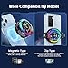 Mag-Safe Phone Cooler for Gaming, Cell iPhone Cooling Fan Hot Weather, Portable RGB Mobile Enfriador para Celular Case, Ventilador para Telefono ipad Keep Phone Cool, for iPhone/Android Series Phone