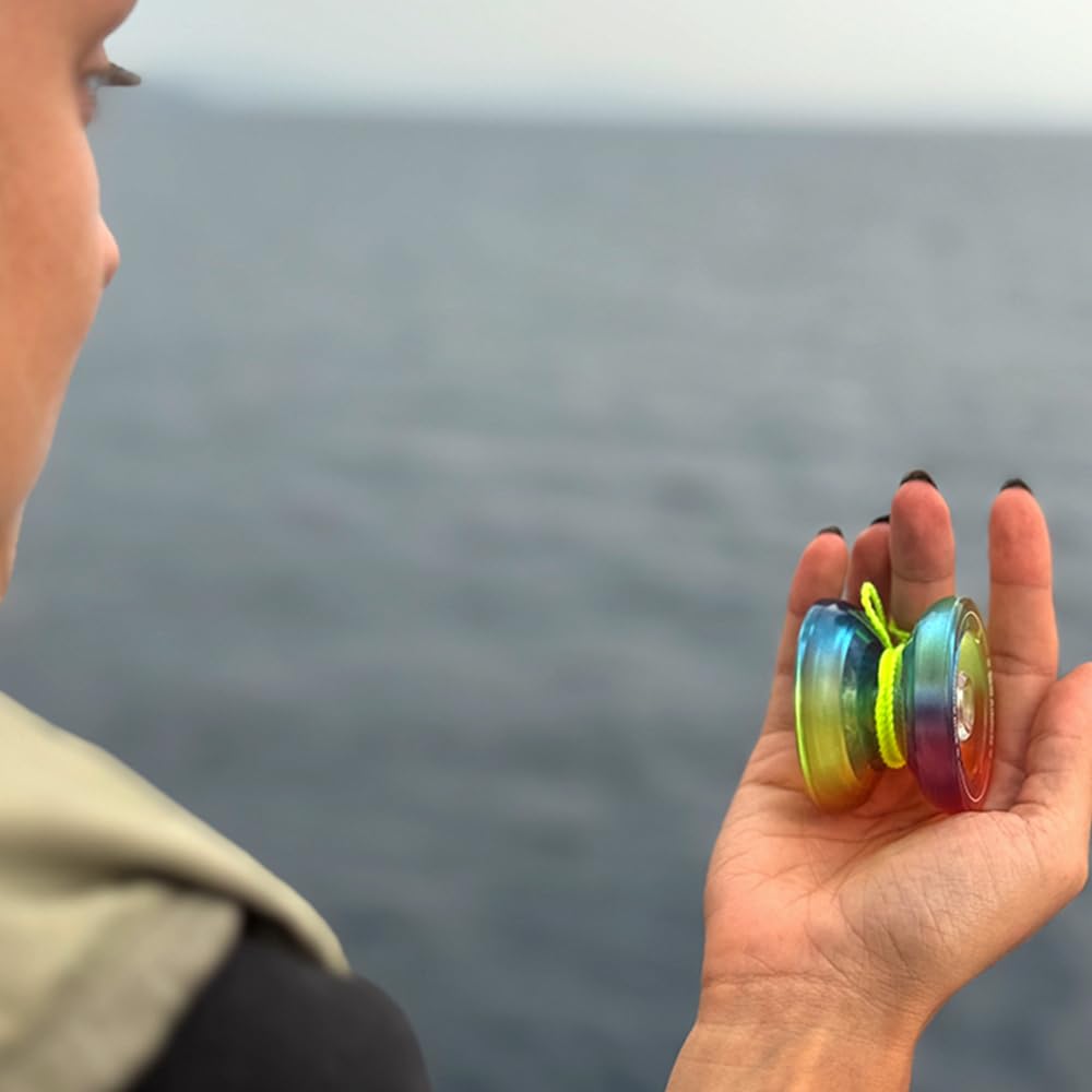 SkillAddicts Regenbogen JoJo - Responsives Trick-JoJo für Kinder