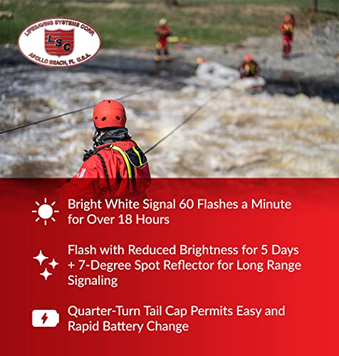 Aqua-Sirius Lrs, Water Activated Long Range Led Strobe Light - Uscg Approved Signaling Strobe - Does Not Replace Flares And Faa Tso-C85B Approved, Exceeds Solas Requirements - Made In Usa #TOP2