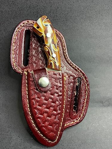 Faca Campeira em inox boiadeira Bainha em Couro