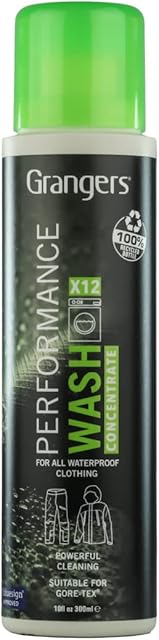 Grangers Performance Wash | 300ml | Cleans, Refreshes and Restores the Appearance of All Outdoor Clothing| Maximises Breathability | Bluesign approved | PFC-free | 100% recycled