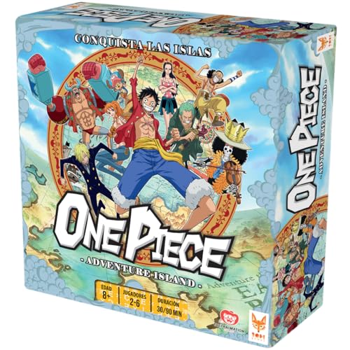 Topi Games One Piece: Adventure Island, Juego de Mesa, A Partir de 8 Años, De 2 a 6 Jugadores, 30-90 Minutos por Partida, Español