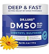 Dr. Luke Pharmaceutical Grade DMSO Cream: 99.9% Pure Dsmo Pharmaceutical Grade Cream With Arnica,...