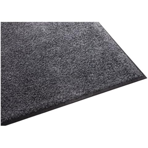 Guardian Floor Protection 94021530 Platinum Series Indoor Wiper Floor Mat, Rubber with Nylon Carpet, 2' Length, 15' Width,, Grey Cover