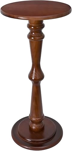 Miniatura 3 de SwallowLiving Mesa auxiliar redonda pequeña, mesas auxiliares altas para sala de estar, mesita de noche estrecha para espacios pequeños, sofá,