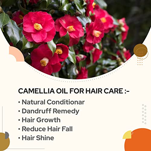 Image of Crysalis Camellia (Camellia Oliefera) Oil|100% Pure & Natural Undiluted Essential Oil Organic Standard For Skin & Hair Care|Therapeutic Grade Oil, Keeps Skin Supple, Strengthens Hair Conditions 30ml