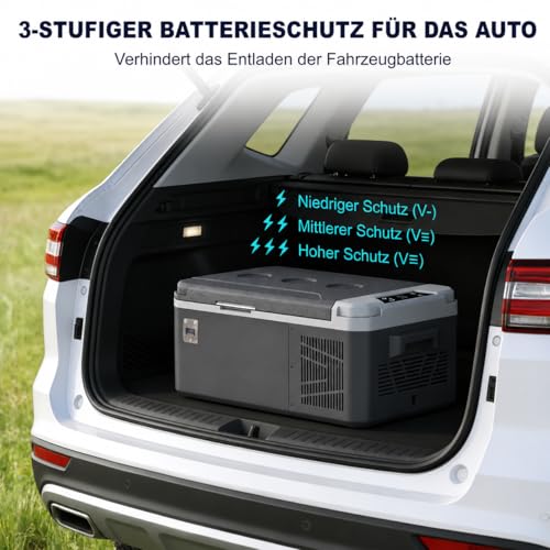 Nevera portátil de compresor 12V 24V 230V con control por app coche y camping mini de 15L 5
