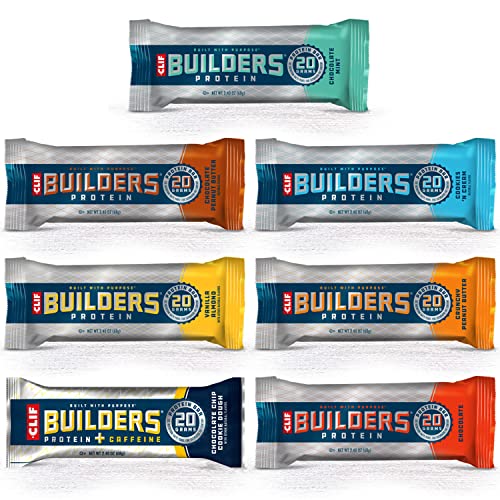 Barra de proteínas Clif Bar variedad 20g proteína 33.6 oz miniatura 1