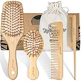 2 Diferentes Tipos de Peines: El peine de púas anchas facilita el peinado incluso si tienes el pelo rizado y grueso. Desenreda el cabello sin demasiado esfuerzo. El peine de cola puntiaguda puede utilizarse para desenredar, separar o peinar hacia atrás; también funciona como herramienta de limpieza del cepillo. Ambos peines pueden ser utilizados tanto por mujeres como por hombres.
