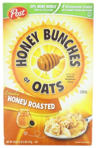Honey Bunches Of Oats Honey Roasted, 18-Ounce Boxes (Pack Of 5) #TOP6