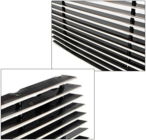 Front Bumper Upper Billet Grille Insert 3pcs Set Compatible with 2008-2012 Titan