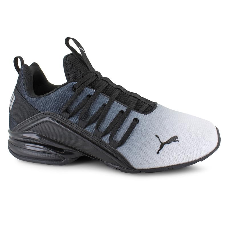 PUMA Axelion Fade 2 Running Shoe - Men's - White/Black, 10 M US