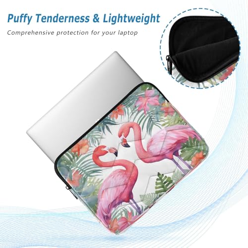 Funda para portátil Tropical Flamingos 13-14 pulgadas miniatura 5