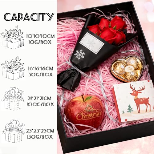 200g Füllmaterial Geschenk, Geschreddertes Papier für Geschenkbox, Zartrosa Geschreddertes Papier, Rosa Füllmaterial für Pakete und Körben, Perfekt für Hochzeiten und Handwerksprojekte