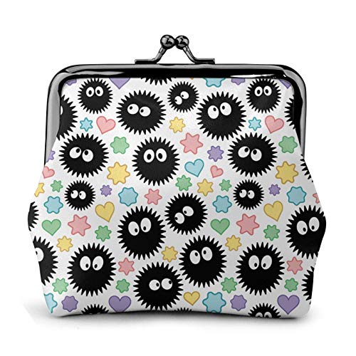 Antcreptson women's wallet buckle coin purses cute pouch kiss-loc…