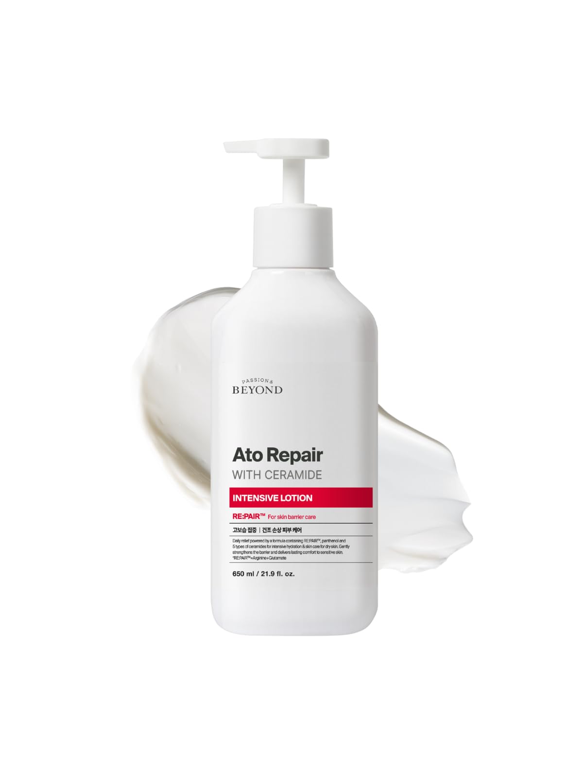 PASSION & BEYOND ATO Repair Intensive Lotion 650 ml Seramid Hyaluronik Asit Panthenol Vücut Losyonu Nemlendirici