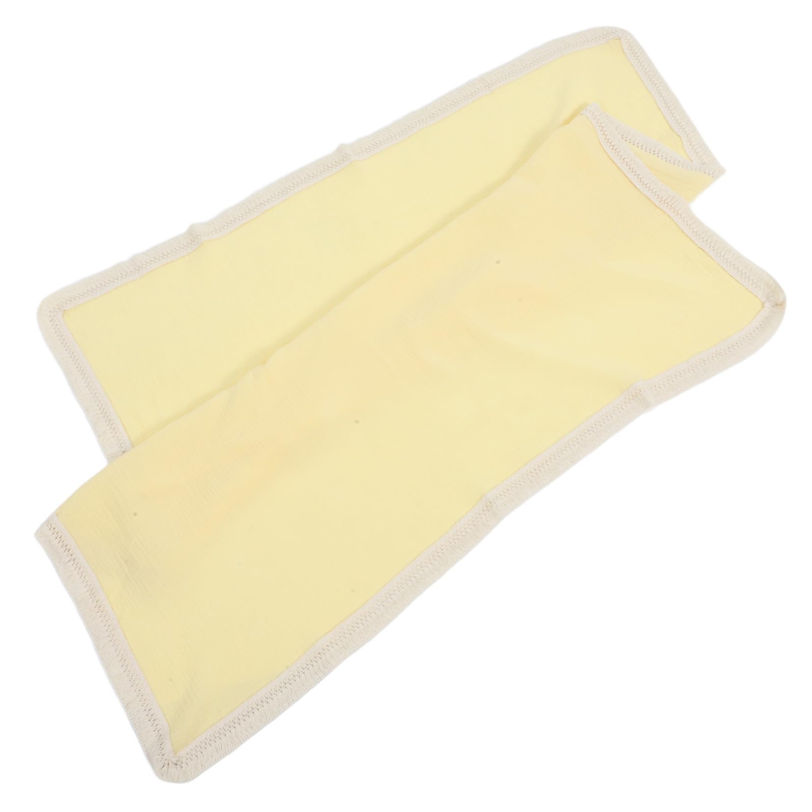 HANABASS 5 Stück Neugeborenen Baumwoll Badetuch Doppellagig Atmungsaktiv Babyswaddle Wickeldecke Gelb für Mädchen Jungen Vielseitig Verwendbar Kuschelig und Hautfreundlich