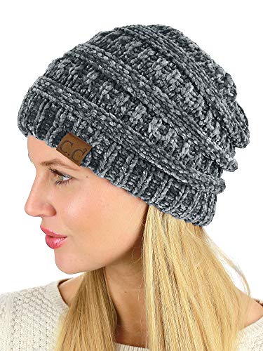 Image of C.C Exclusives Cable Knit Beanie - Thick, Soft & Warm Chunky Beanie Hats (HAT-20A)(HAT-30)(HAT-730) (YJ-816) (HAT-80)