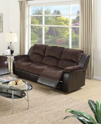 Poundex Sofas, Brown #TOP29