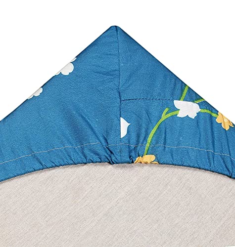 Image of Super Soft All Round (Elastic Fitted) Single Bed Bedsheet with 1 Pillow Cover- 4 Feet x 6 Feet - 48 Inches x 72 Inches x 6 Inches-Single