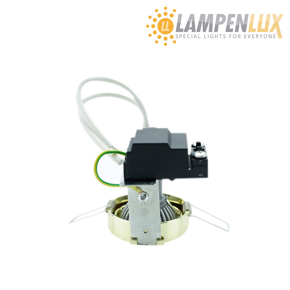LED Einbaustrahler Samila rund 6er Set 230V GU10 Aluminium 2700K Warmweiß schwenkbar CRI80+ (Chrom glänzend, 6er Set)