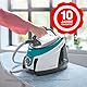 Polti La Vaporella XT100C, Dampfbügeleisen mit Boiler, Druck 7,5 Bar, Unbegrenzte Laufzeit, Kapazität 1,4 L, Leistung 2350 W, Steam Pulse 500 g, Weiß und Türkis
