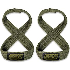 SERIOUS STEEL FITNESS Figure 8 Straps | Deadlift Straps | Heavy Duty Lifting Straps | Strongman Axle Straps – 3 Sizes