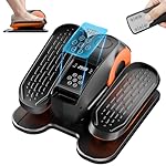 Under Desk Elliptical Machine, Leg Exerciser Electric as Seen on TV for Seniors, 24 Modes Romote Control Home Workout Exercise Equipment