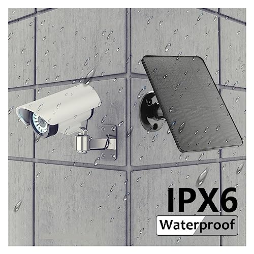 Panel solar cargador de batería de 10W con salida micro USB de 5V impermeable 3