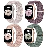 【Respirabilité】La conception tissée du bracelet permet à l'air de circuler autour du poignet, évitant la transpiration et l'inconfort. Profitez de la conception douce et légère à la transpiration pour une port agréable et sans tracas.