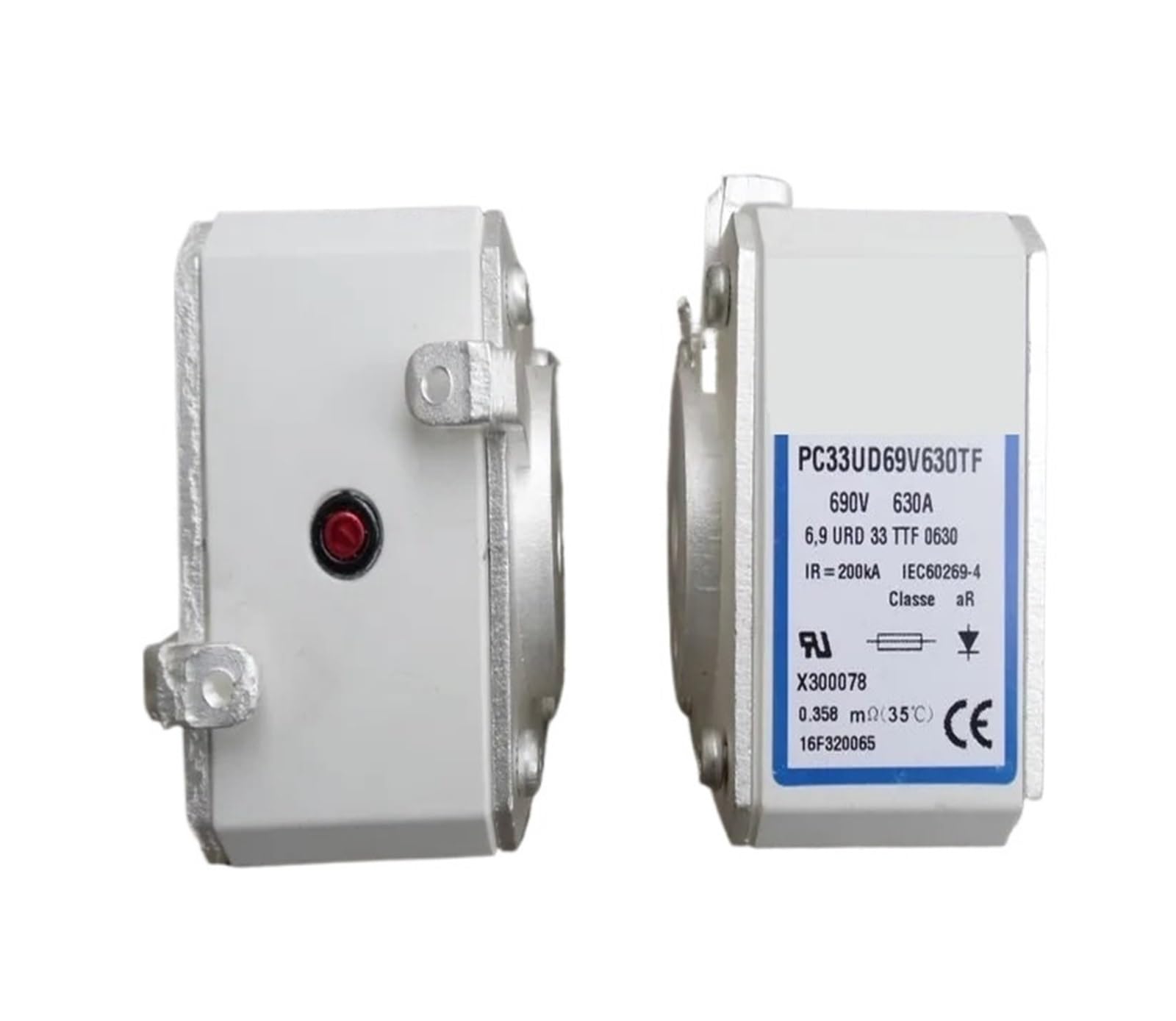 Cleufwko One Color 1Pcs Fuses Pc33ud69v550tf 6,9 Urd33 Ttf0550 W300077 Pc33ud69v630tf X300078(Pc33ud69v550tf)