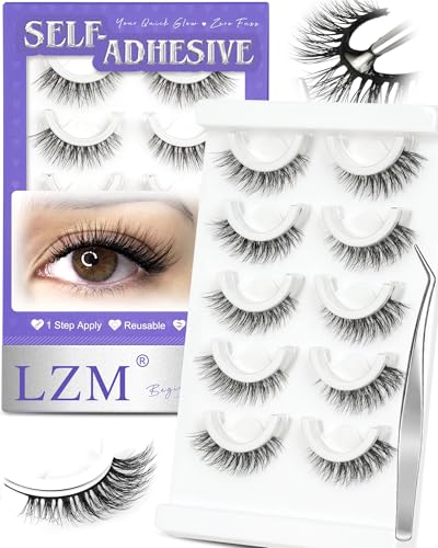 LZM Preglued Glueless Reusable Lashes