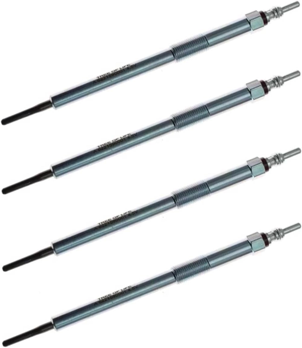 Car Diesel Glow Plug Set 1106500Q0L 1106500Q0H 1106500Q0P for Nissan for Qashqai 2006-2013 for Pathfinder III 2005-2024 Engine Heater Glow Plug