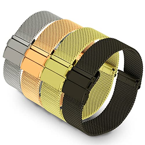 Sangle de montre à release rapide, l'accessoire rosegold idéal du bureau aux sorties chic - 2