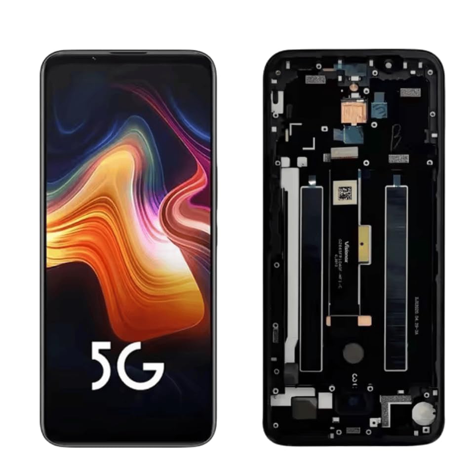 Écran tactile ZTE Nubia Play 5G NX651J LCD vitre de remplacement noire avec cadre